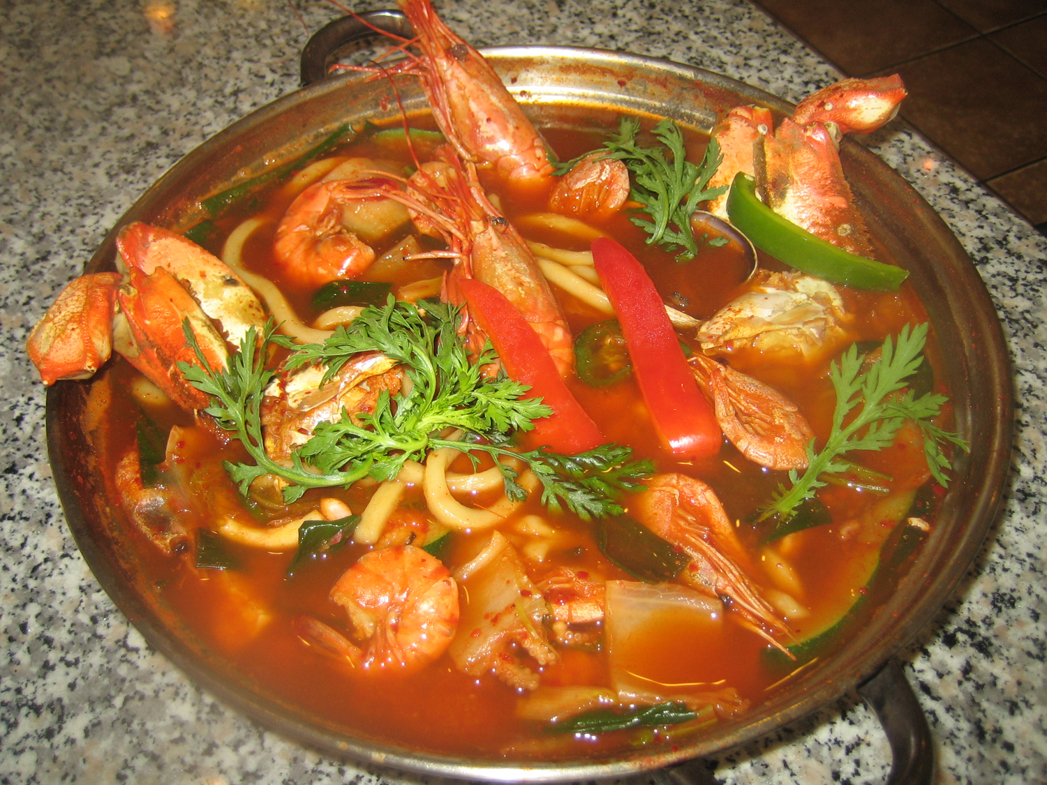 Spicy Seafood soup